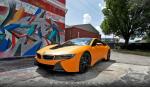 BMW i8 Matte Orange by MetroWrapz 2016 года